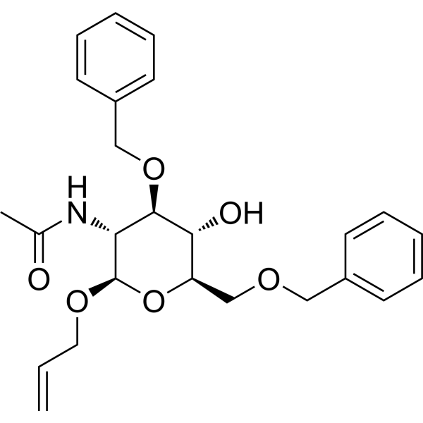 Allyl 2-(acetylamino)-2-deoxy-3,6-bis-O-benzyl-β-D-glucopyranoside 65730-02-1